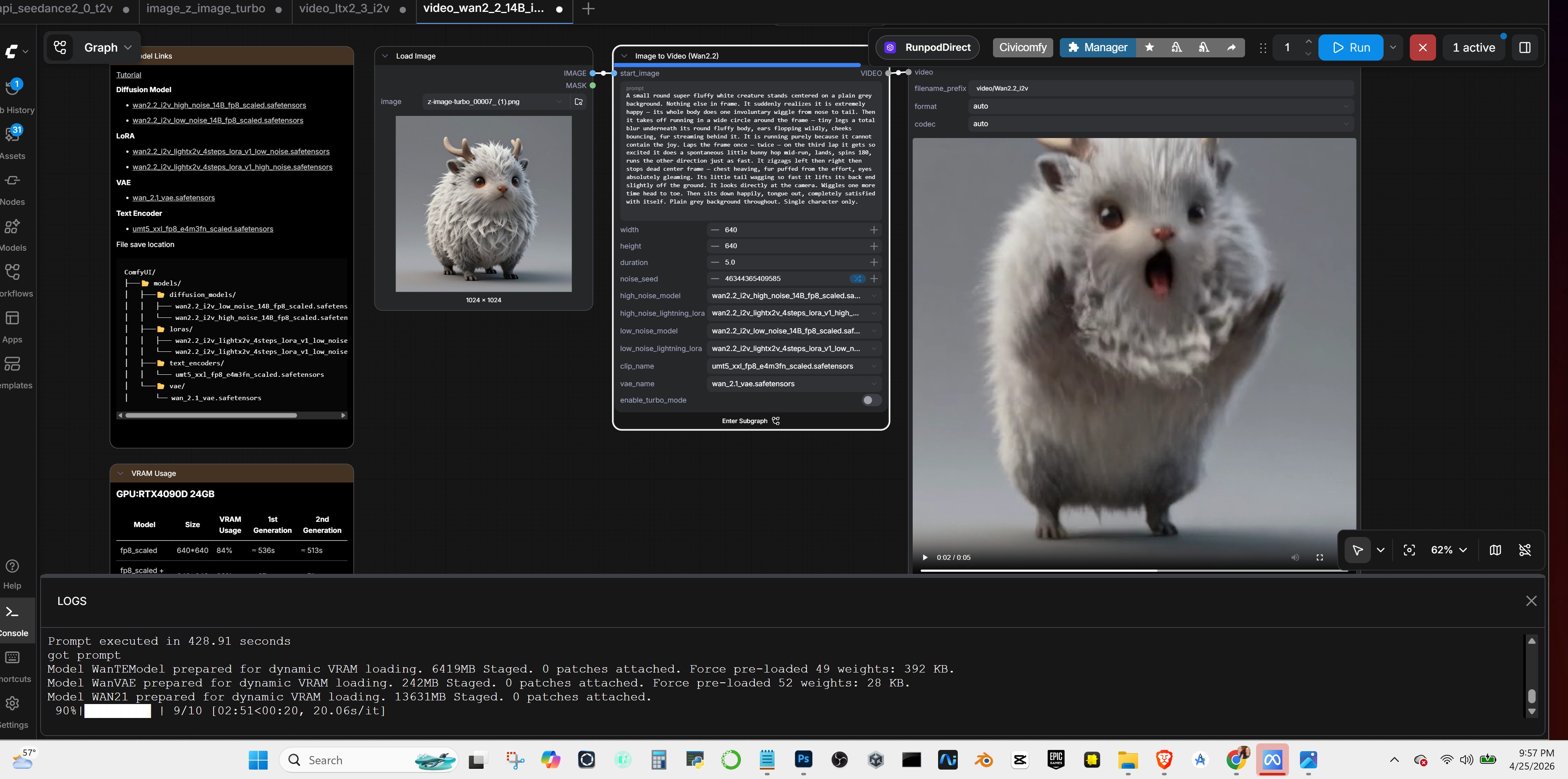 Image to Video — WAN 2.2