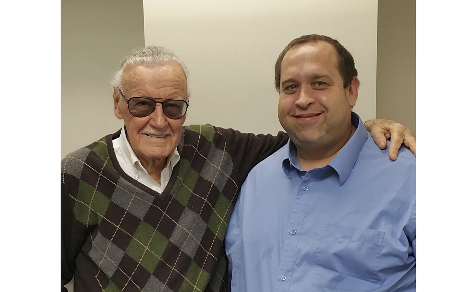 Cliff Baldridge with Stan Lee